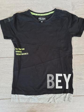Cars jeans shirt t-shirt korte mouw zwart grijs mt 10 / 140  beschikbaar voor biedingen
