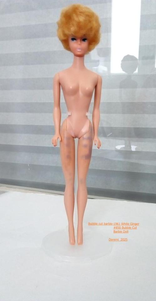 White Ginger Bubble cut barbie- geen verzending, Verzamelen, Poppen, Gebruikt, Pop, Ophalen