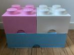 Blauwe Lego Opbergbox Brick 8 Witte Lego Brick 4 roze Brick4, Kinderen en Baby's, Ophalen, Zo goed als nieuw