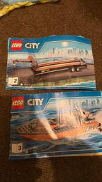 Lego city 60085 speedboot met opleger en vrachtauto, Kinderen en Baby's, Speelgoed | Duplo en Lego, Ophalen of Verzenden, Zo goed als nieuw
