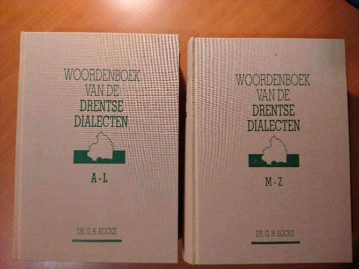 Woordenboek van de Drentse Dialecten A-L + M-Z (2 delen), Boeken, Woordenboeken, Zo goed als nieuw, Nederlands, Overige uitgevers