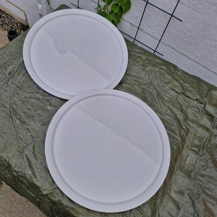 Melamine serveerschalen (catering), Huis en Inrichting, Keuken | Servies, Zo goed als nieuw, Schaal of Schalen, Effen, Overige materialen