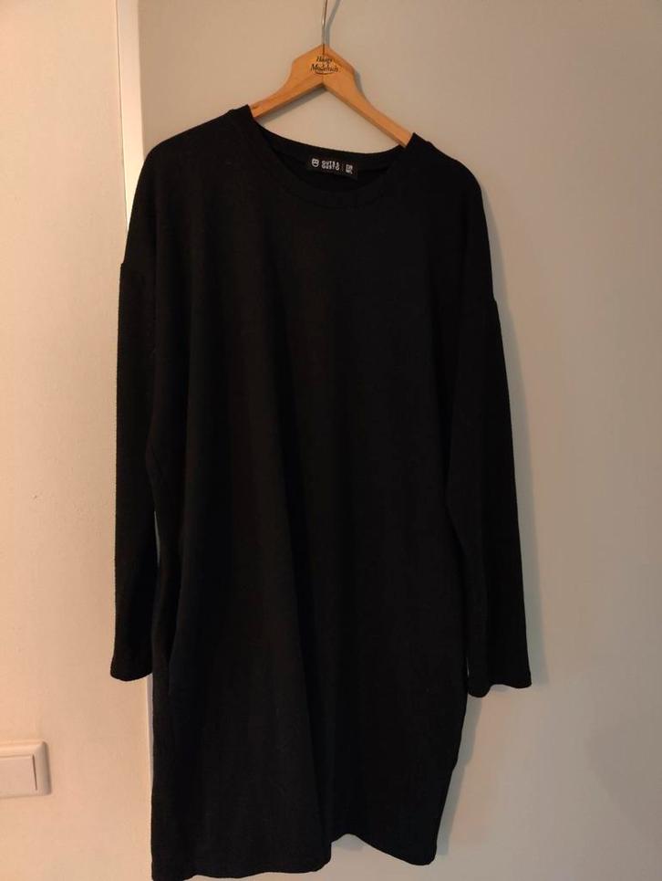 Wijde jurk met zakken maat M/L, Kleding | Dames, Positiekleding, Zo goed als nieuw, Jurk, Maat 38/40 (M), Zwart, Ophalen of Verzenden