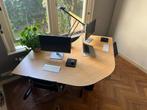 Hoekbureau in hoogte instelbaar, Huis en Inrichting, Bureaus, Ophalen, In hoogte verstelbaar, Gebruikt, Bureau