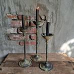 Set van 3 metalen kandelaren kandelaar *Etage3*, ., Ophalen of Verzenden, Zo goed als nieuw, .