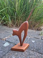 Vintage houten kat/cat in perfecte vintage staat!, Ophalen of Verzenden