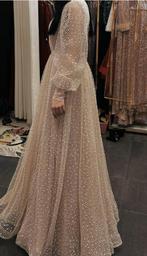 Prachtige jurk, maat S - slechts 1x gedragen!, Beige, Ophalen of Verzenden, Zo goed als nieuw, Maat 36 (S)