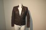 Muubaa leren jack aparte tint apart model Nieuw met label M, Maat 38/40 (M), Bruin, Verzenden, Nieuw