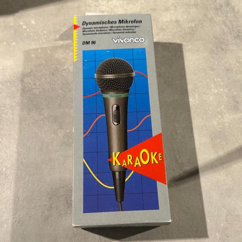 DYNAMISCHE MICROFOON DM96 VIVANCO - NIEUW IN DOOS, Muziek en Instrumenten, Microfoons, Zo goed als nieuw