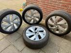 VW Golf 5/6/7/8 17” Velgen + Winterbanden 205/50R17, Ophalen, Gebruikt, Banden en Velgen, 17 inch