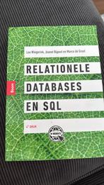Leo Wiegerink - Relationele databases en SQL, Ophalen of Verzenden, Zo goed als nieuw, Leo Wiegerink; Jeanot Bijpost; Marco de Groot