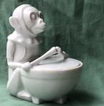 Wit porseleinen aapje Gerard Sandoz? Art Deco, Antiek en Kunst, Ophalen of Verzenden