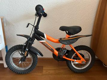 Stoere  Alpina Cracker kinderfiets, 12 inch, met zijwieltjes beschikbaar voor biedingen