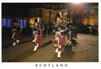 Ansichtkaart	Schotland	Scottish Pipers, Verzamelen, Verzenden, 1980 tot heden, Gelopen, Engeland
