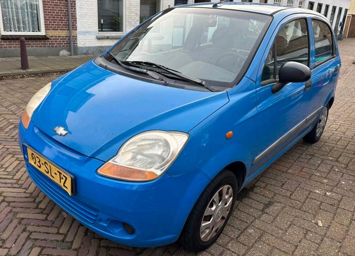 Chevrolet Matiz 91000km NAP Airco Stuurbekr Elektr Ramen., Auto's, Chevrolet, Particulier, Matiz, ABS, Airbags, Airconditioning