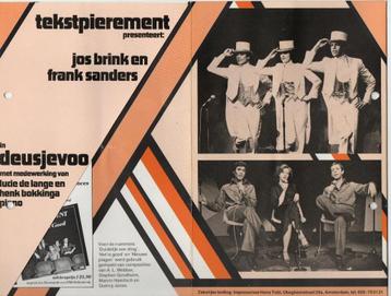 Programmablad Tekstpierement presenteert "Deusjeevoor" beschikbaar voor biedingen