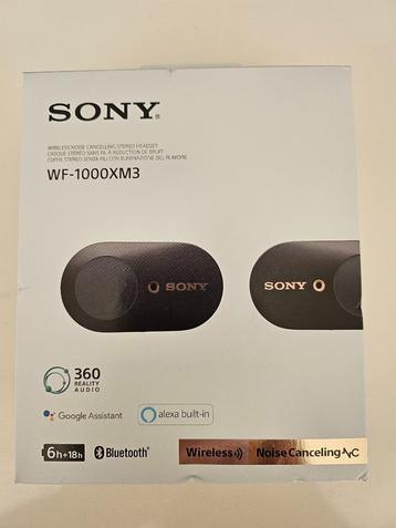 Sony WF1000XM3 draadloze oordopjes beschikbaar voor biedingen