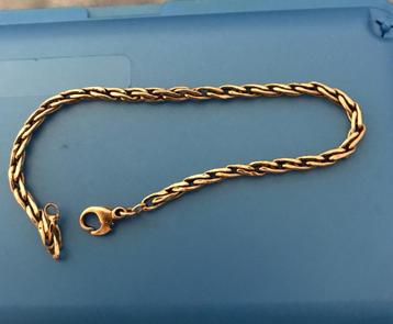18 karaat geel gouden armband 19cm 4,4 gram beschikbaar voor biedingen