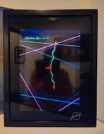 Unieke neon klok Join the Q uit 1986, nr 15/100 80s popart, Ophalen, Gebruikt, Analoog, Staande klok