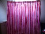 roze wit rood gestreept overgordijn vlinderplooi 2.25lx76, 200 cm of meer, Rood, Ophalen of Verzenden, Zo goed als nieuw