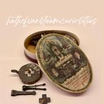 Zeldzaam Frans Doosje met wieken Set, ca. 1890-1930, Antiek en Kunst, Antiek | Religie, Ophalen of Verzenden