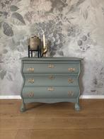 Landelijke ladekast buikkast groen goud, Ophalen, Gebruikt, T, T