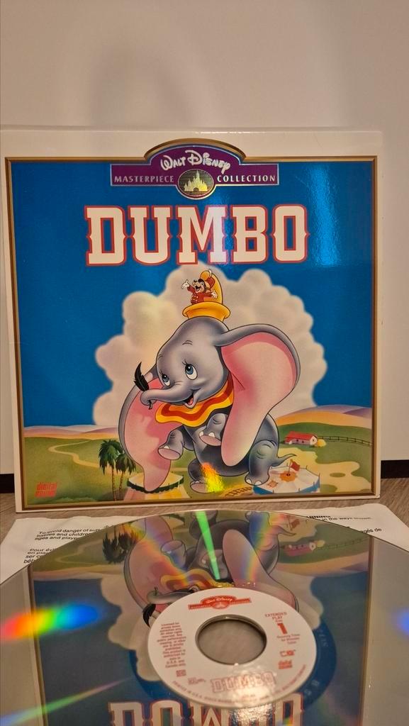 Dumbo Laserdisc, Verzamelen, Disney, Gebruikt, Overige typen, Bambi of Dumbo, Ophalen of Verzenden