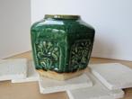 grote oude chinese gemberpot, groen, Antiek en Kunst, Ophalen of Verzenden