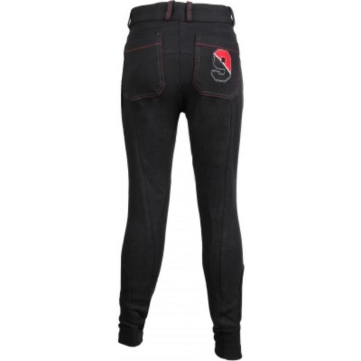 Zwarte Red Horse Dylan jongens rijbroek maat 128 en 140, Dieren en Toebehoren, Paardrijkleding, Nieuw, Kinderen, Onderkleding