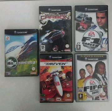 Nintendo Gamecube Spellen, voetbal en race beschikbaar voor biedingen