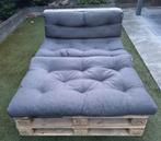 Palletbank inclusief kussens, Tuin en Terras, Ophalen, Gebruikt, Hout