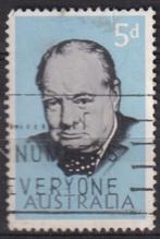 Australie 1965 Herdenking Sir Winston Churchill, Postzegels en Munten, Ophalen of Verzenden, Gestempeld