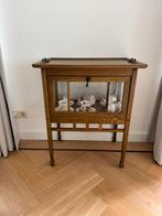 Antiek theekastje, Huis en Inrichting, Tafels | Sidetables, Ophalen, Gebruikt