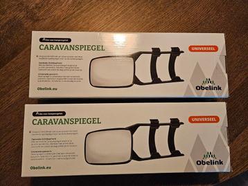 2x universele caravanspiegel obelink beschikbaar voor biedingen