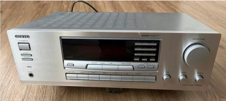 Onkyo TX-8222 Stereo Receiver, Ophalen of Verzenden, Zo goed als nieuw, 60 tot 120 watt, Stereo