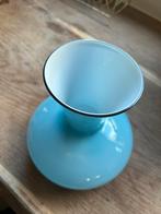 Empoli Glas Vaas, Jaren 60 Design, Ophalen, Gebruikt, Blauw, Glas