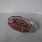 Asbak Chesterfield glas ovaal origineel 21,5 x 10,5 x 3 cm, Verzamelen, Ophalen of Verzenden, Gebruikt, Asbak