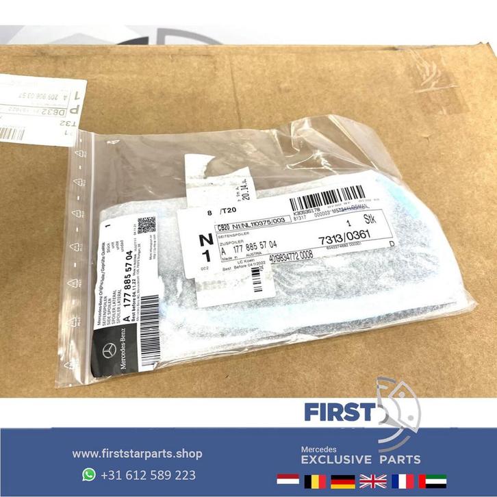 W177 AMG ACHTERBUMPER AERO SPOILER A35 A45 AMG LINKS of RECH, Auto-onderdelen, Carrosserie en Plaatwerk, Achterklep, Mercedes-Benz