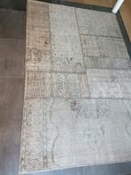 Beige Patchwork Kleed, Huis en Inrichting, Stoffering | Tapijten en Kleden, Gebruikt, Grijs, 150 tot 200 cm, Vintage