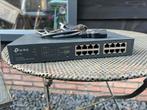 TP link switch 16 poorten, Computers en Software, Netwerk switches, Ophalen of Verzenden, Zo goed als nieuw