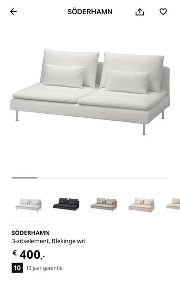 IKEA Söderhamn 3-zitselement ***ZONDER HOES beschikbaar voor biedingen