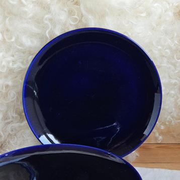 Huizen Holland Laren kobaltblauw ontbijtbord | per stuk beschikbaar voor biedingen