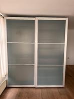 Mooie kledingkast (IKEA), donkerbruin, 200B x 238H x 63D, Huis en Inrichting, Kasten | Kledingkasten, Ophalen, Gebruikt, 200 cm of meer