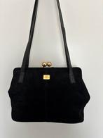 Picard , zwarte leren/ suède handtas, zgan., Sieraden, Tassen en Uiterlijk, Tassen | Damestassen, Ophalen of Verzenden, Zo goed als nieuw