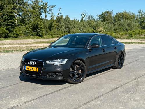 Audi A6 3.0 TFSI Quattro 400PK C7 Sedan Zwart vol met opties, Auto's, Audi, Particulier, A6, 4x4, ABS, Achteruitrijcamera, Adaptieve lichten