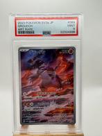 PSA 9 Groudon Art Rare SV3A Japans, Ophalen of Verzenden, Zo goed als nieuw, Losse kaart