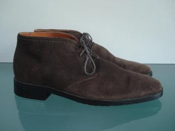 GRATIS VERZENDEN | VAN LIER casual suede bruine booties 39½ beschikbaar voor biedingen