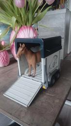 Bruder paarden trailer + paard / veulen aanhangwagen, Kinderen en Baby's, Speelgoed | Speelgoedvoertuigen, Ophalen of Verzenden