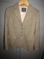 G647 Pulls mt 44 jasje tweed bruin military, Kleding | Dames, Pulls, Bruin, Verzenden, Maat 42/44 (L)