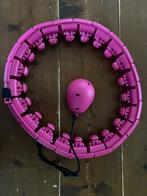 Fitness Hoelahoep - Roze, Sport en Fitness, Ophalen of Verzenden, Met gewicht, Zo goed als nieuw, Fitness hoelahoep